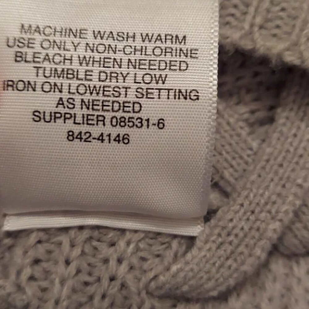 A.N.A sweater. Size L Top light gray fancy casual formal cardigan - Picture 7 of 7